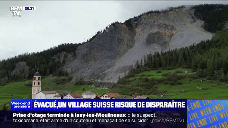 Suisse: un village a été évacué à cause d'un risque d'éboulements