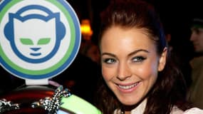 La chanteuse Lindsay Lohan en 2005