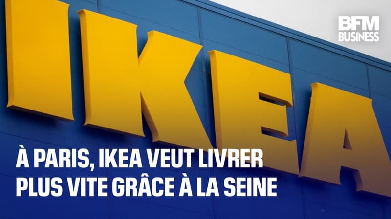 À Paris, Ikea veut livrer plus vite grâce à la Seine