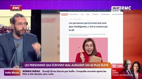 On n'a pas osé vous en parler : Les personnes qui écrivent mal auraient un QI plus élevé - 25/06