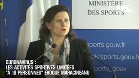 Coronavirus : Les activités sportives limitées "à 10 personnes" évoque Maracineanu
