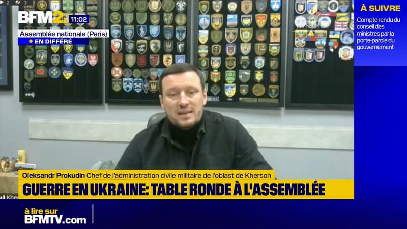 "Bombardements entendus toutes les 2 minutes, "safari de drones": le gouverneur de Kherson témoigne à l'Assemblée