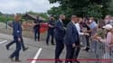 Emmanuel Macron quelques secondes avant la gifle