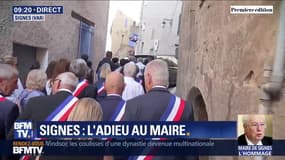 Hommage à Jean-Mathieu Michel: la procession débute dans les rues de Signes