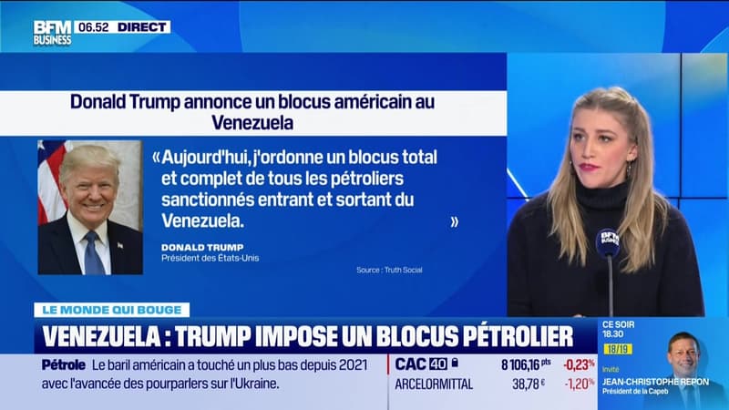 Annalisa Cappellini : Venezuela, Trump impose un blocus pétrolier - 17/12