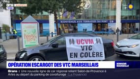 Marseille: une opération escargot des chauffeurs VTC