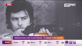 Perquisition chez Alain Delon: 72 armes à feu saisies