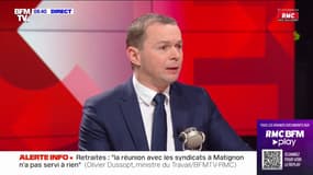 Dussopt : "Le président de la République respecte les organisations syndicales"