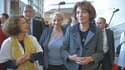 La ministre de la Santé, Marisol Touraine en visite dans le centre de planification familiale de l'Hôpital de Saint-Denis, près de Paris, ce vendredi 16 janvier
