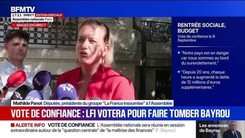 Vote de confiance du 8 septembre : 