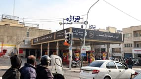 Une station-service à Téhéran, le 18 décembre 2023