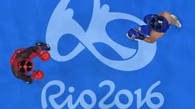 Deux boxeuses aux Jeux olympiques de Rio, le 21 août 2016