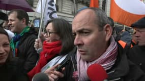 Laurent Berger, secrétaire général de la CFDT ce jeudi 13 avril 2023 à Paris