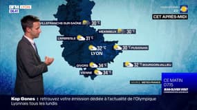 Météo Rhône: un ciel nuageux et de la chaleur, jusqu'à 32°C à Lyon