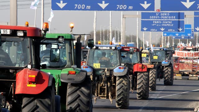 Pour sauver leur métier, les céréaliers français sont venus en nombre, manifester à Paris