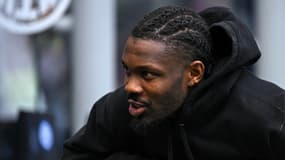 L'attaquant de l'Inter Milan Marcus Thuram à quelques heures de la demi-finale aller de la Ligue des champions, 27 avril 2025