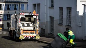 Ramassage des ordures ménagères à Paris (illustration)