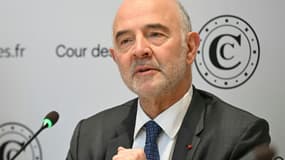 Le premier président de la Cour des comptes, Pierre Moscovici, à Paris le 8 avril 2025. 