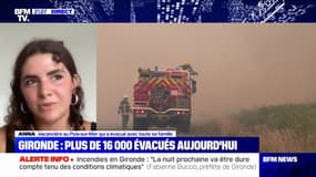 "Dans la nuit, on voyait des feux qui prenaient d'un coup": le témoignage d'Anna, vacancière au Pyla-sur-Mer, évacuée avec sa famille