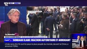 Impopularité d'Emmanuel Macron: "Les gens considèrent qu'il ne nous écoute pas" estime Jean-Claude Mailly (ancien secrétaire général de FO)