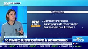 BFM Business avec vous : Comment s'organise la campagne de recrutement du ministère des Armées ? - 14/11