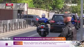 Deux djihadistes jugés aux assises soupçonnés d'avoir préparé une attaque terroriste contre un meeting de Marine Le Pen