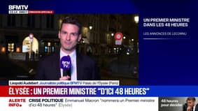 Emmanuel Macron "nommera un Premier ministre d'ici 48 heures", selon un communiqué de l'Élysée