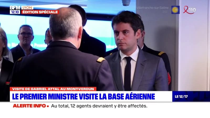 Rhône: le Premier ministre en visite au Mont-Verdun à Poleymieux-au-Mont-d'Or