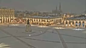 La neige à Nancy (Meurthe-et-Moselle), le 10 février 2021.