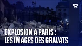 Les images des gravats quelques heures après l'explosion rue Saint-Jacques à Paris