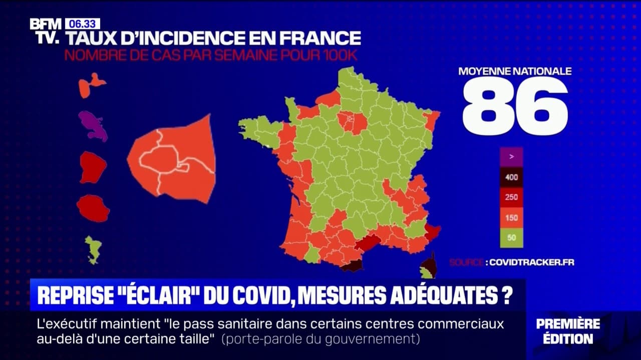 Covid19 la France est entrée dans une quatrième vague