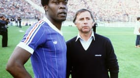 Marius Trésor et Michel Hidalgo en 1982