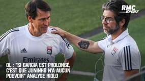 OL : "Si Garcia est prolongé, c'est que Juninho n'a aucun pouvoir" analyse Riolo 