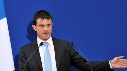 Le ministre de l'Intérieur, Manuel Valls