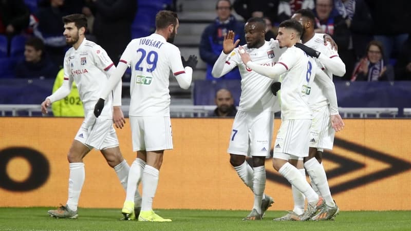 Les joueurs de l'OL