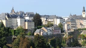 Photo de Luxembourg-Ville, quartier du Grund, prise le 7 septembre 2009