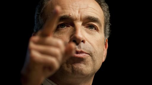 Jean-François Copé pendant un meeting donné à Nantes le 26 février.