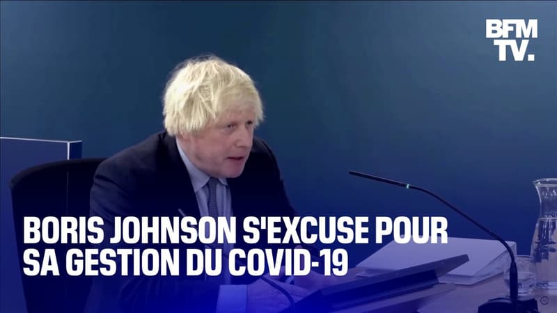 Je suis désolé: Boris Johnson présente ses excuses aux familles des victimes du Covid-19