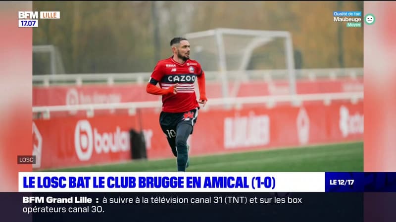 Match amical: le Losc bat le club Brugge