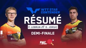 Résumé : F. Lebrun, l'obstacle Jorgic passé pour une revanche contre Calderano ? (WTT Star Contender Ljubljana)