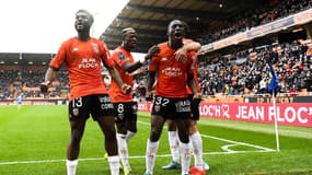La joie des Lorientais face à Lens, le 6 février 2022.