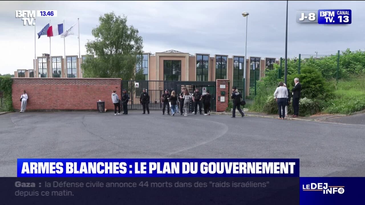 Fouilles des sacs, vidéoprotection... Le plan du gouvernement sur les mineurs et les armes blanches