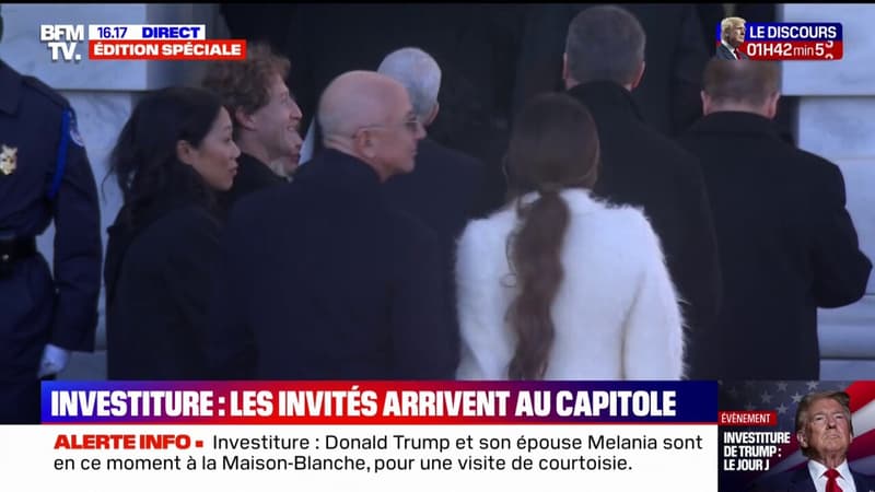 Investiture de Donald Trump: Jeff Bezos, Tim Cook, Mark Zuckerberg, Boris Johnson...les invités arrivent au capitole