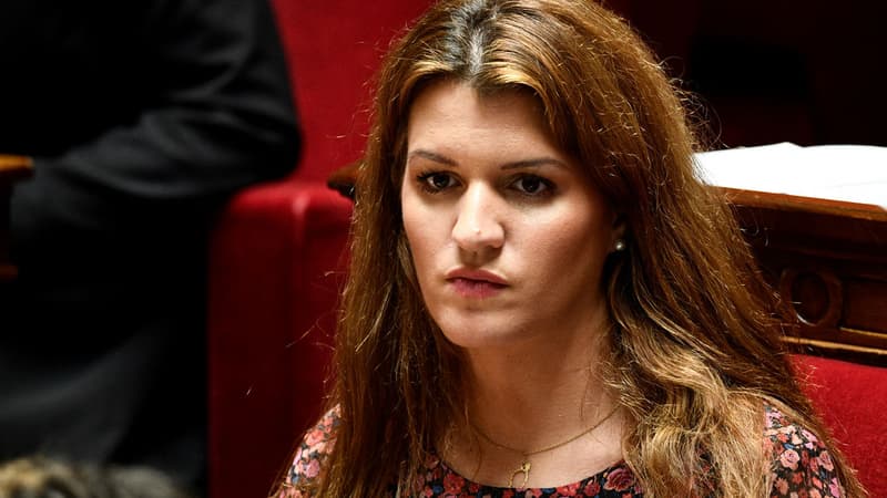 Marlène Schiappa à l'Assemblée nationale.