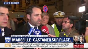 Marseille: Castaner affirme que "huit personnes auraient été susceptibles de se trouver dans l'immeuble"