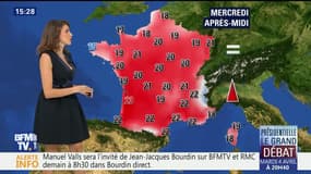 La météo pour ce mercredi 29 mars 2017