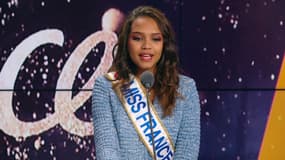 Indira Ampiot, Miss France 2023, sur le plateau des "Grandes Gueules" le 3 janvier 2023