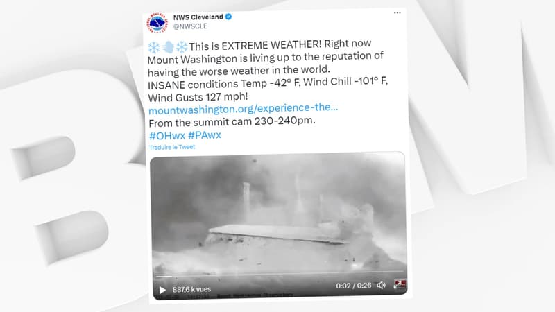 États-Unis, Canada: les images impressionnantes du froid glacial lié à un "vortex polaire"