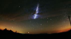 Une météore dans le ciel nord-américain, en 2000.