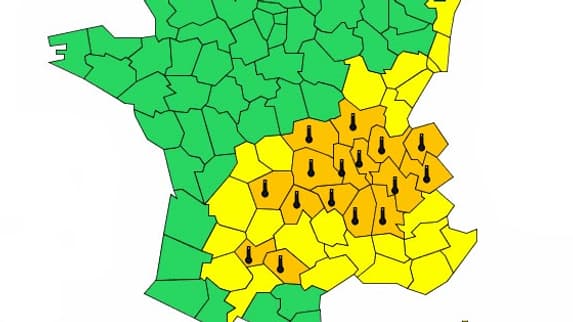 La vigillance orange est maintenue sur le Sud-Est. La vigillance orange est maintenue sur le Sud-Est.